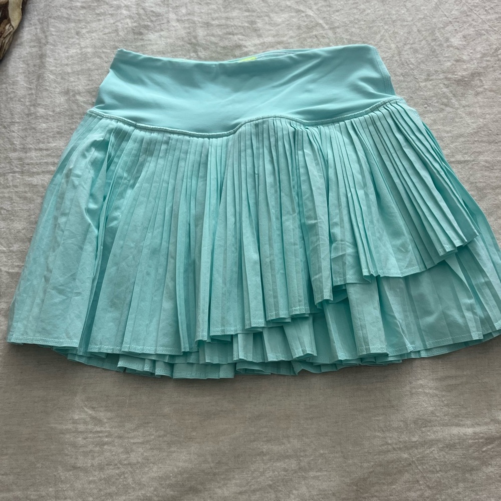 Girls Ivivva Turquoise Tennis Skort Size 14
